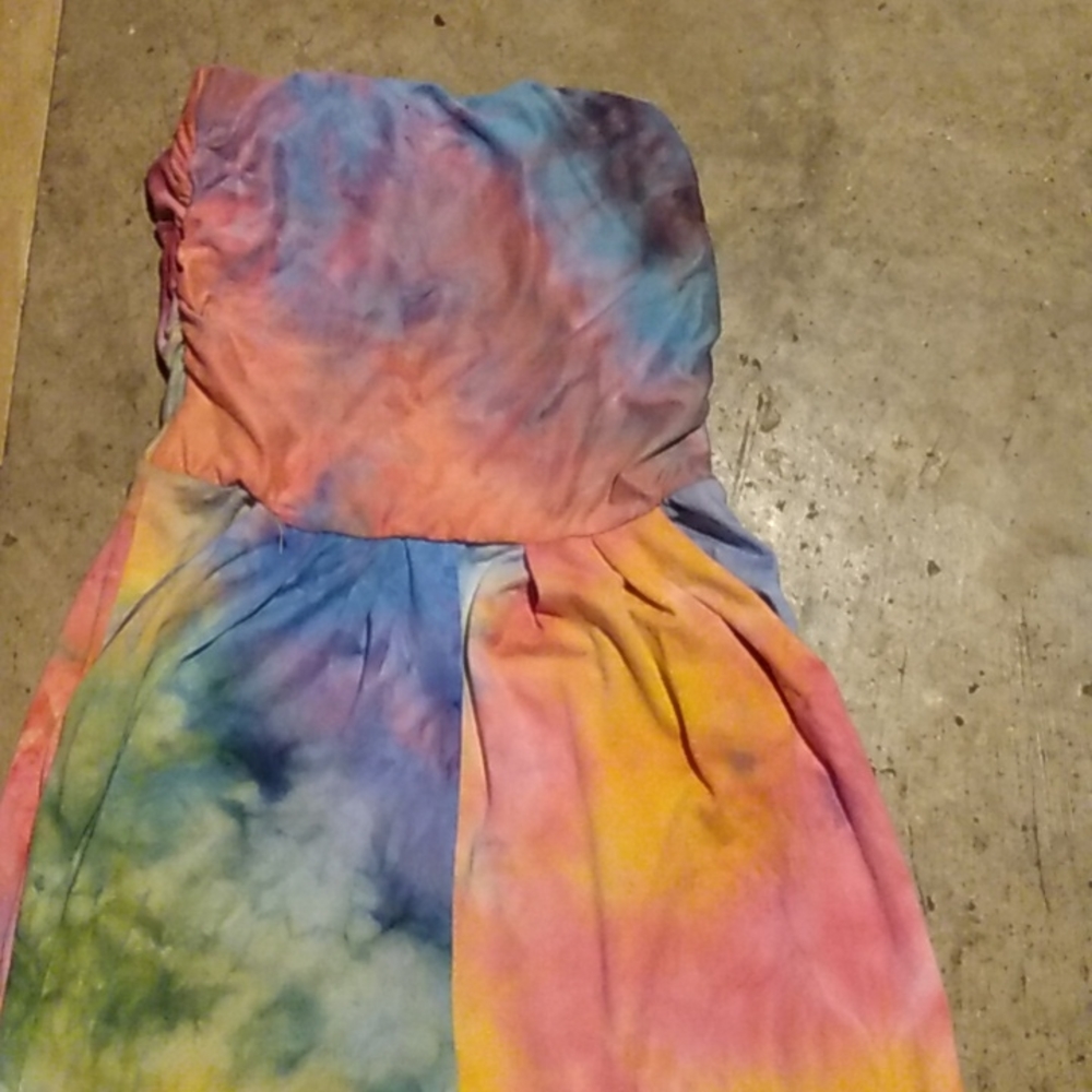 woman's pretty colorfull bodysuit